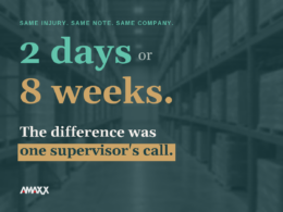 2 days or 8 weeks. The difference was one supervisor's call.